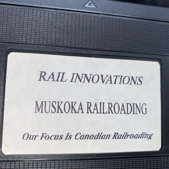 Muskoka Railroading VHS Video Rail Innovations Trains CP CN North Bay Canada - Picture 7 of 8